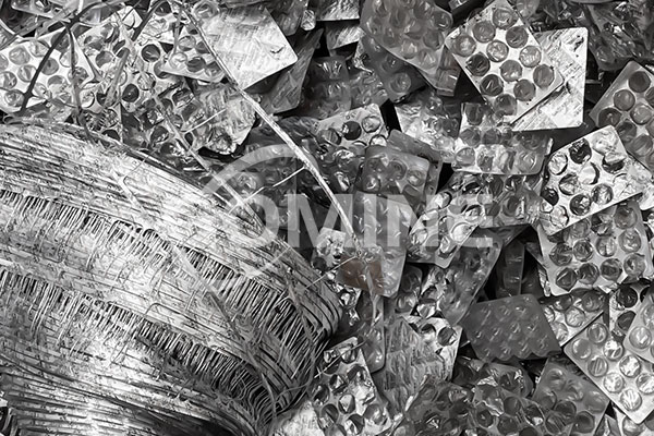 Recycling von Aluminium-/Kunststoffabfällen