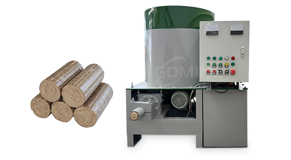 Hydraulische Biomasse-Brikettiermaschine