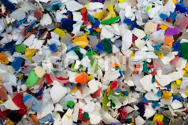 Gemischtes Kunststoffrecycling