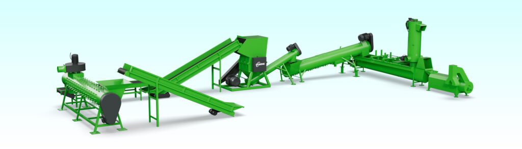 plastic recycling plant